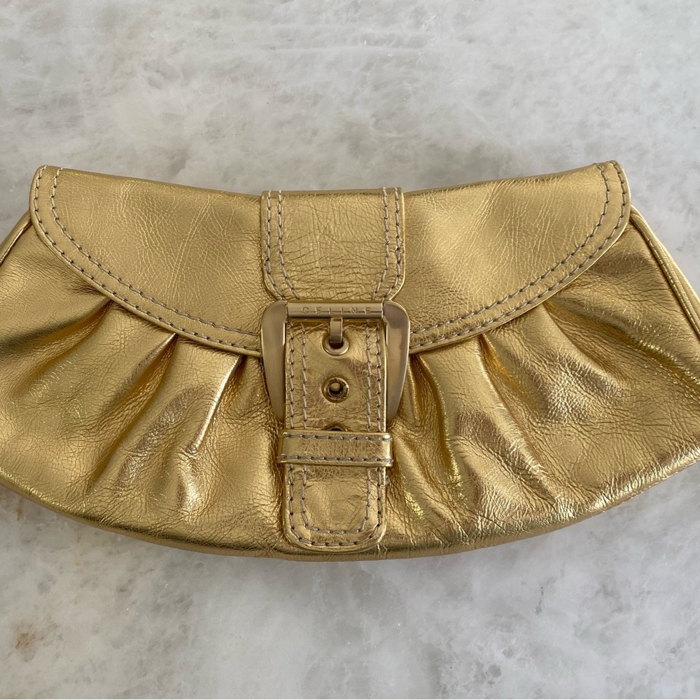 Celine clutch with strap